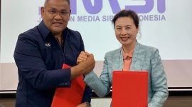 MoU tersebut ditandatangani Sekretaris Eksekutif ACJA Wu Xu dan Ketua Umum JMSI Teguh Santosa di gedung VOI Media Jalan Tanah Abang III, Jakarta, hari Selasa, 28 Oktober 2025.