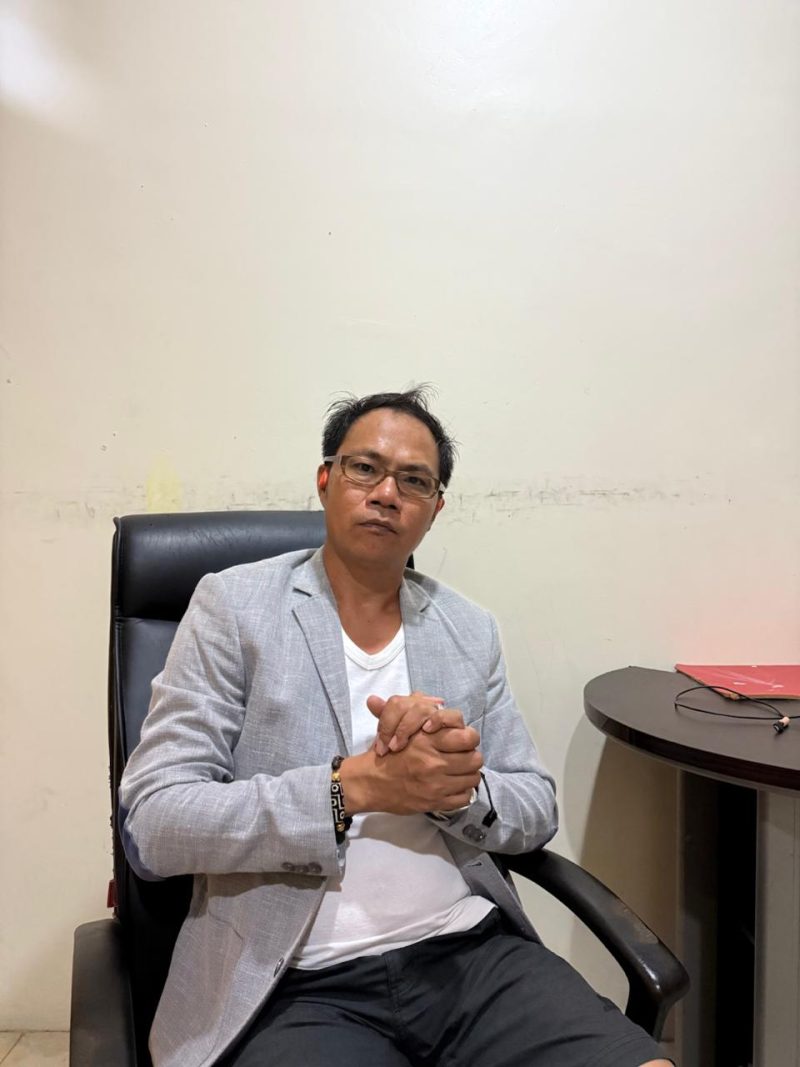 Kuasa hukum CV Pelangi Jalur Utama, Yulianto, SH, MH, saat diwawancarai media 
