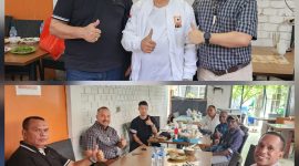 Bersama Bang Yopi / Drs. Yacob Ingratubun, MM., Ketua Komisi C DPR Papua, makan siang bersama sebagai ungkapan syukur kami atas terpilihnya Sdr. Dr. Ir. Johni Jonatan Numberi, M.Eng., IPM, sebagai Anggota Dewan Energi Nasional periode 2026–2030.
