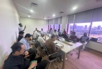 pertemuan dengan Badan Perencanaan Pembangunan Nasional di Kantor Komite Eksekutif Papua Lantai 16, Jalan Medan Merdeka Timur, Monas, Jakarta, pada Rabu (25/2/2026). Pertemuan dengan Tim Bappenas itu  turut dihadiri Pimpinan KEP, Ribka Haluk dan John Gluba Gebze.